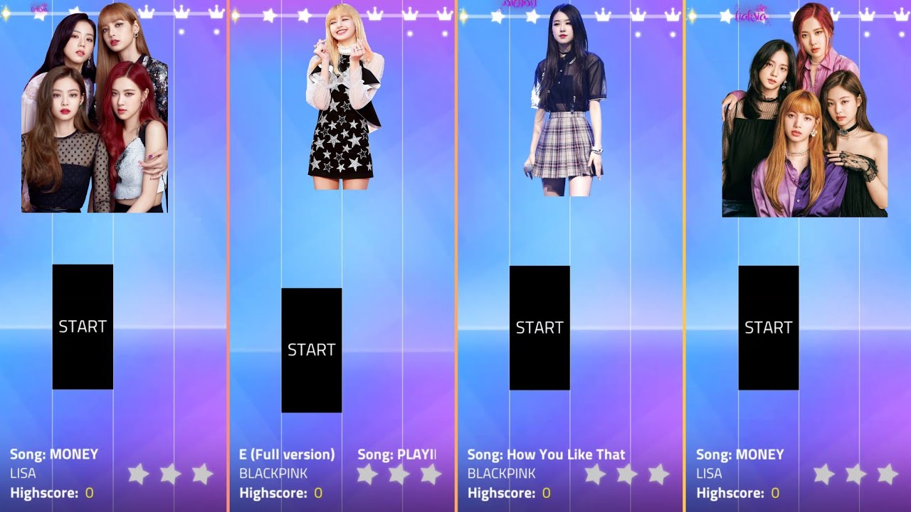 LALISA -HOW YOU LIKE THAT -PLAYING WITH FIRE -MONEY -MAGIC TILES 3