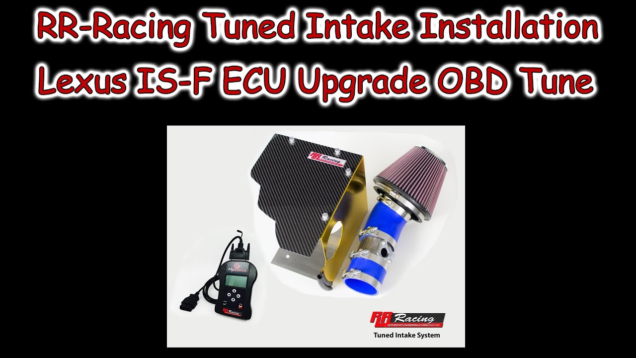 RR Racing Tuned Intake Installation * Unboxing * Step by Step * Flash Tune * Lexus ISF