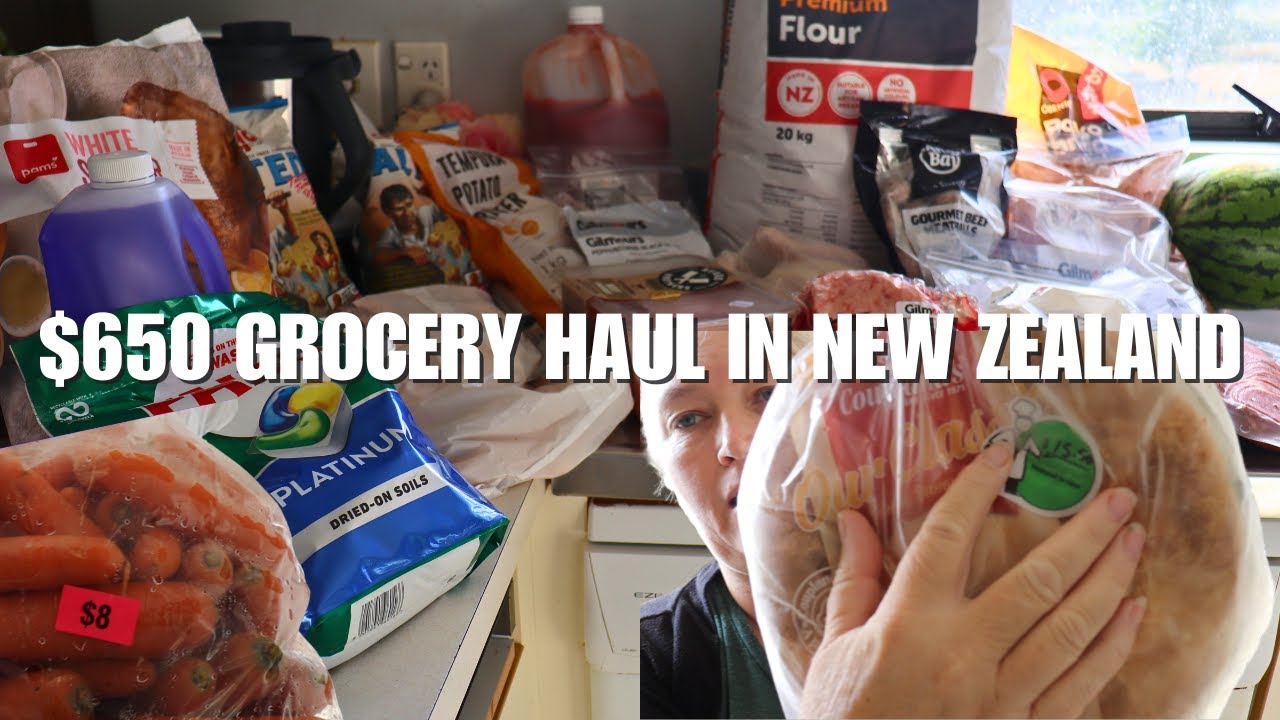 First Big Grocery Shop of the Year in New Zealand