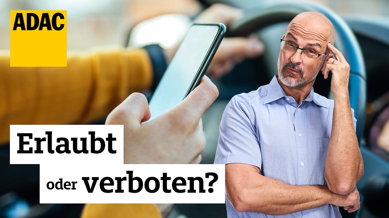 Handy am Steuer: Das ist wirklich erlaubt (2025) | ADAC | Recht? Logisch!