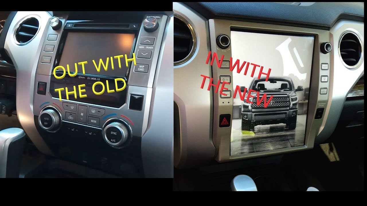 Installing tesla (style) radio in the tundra