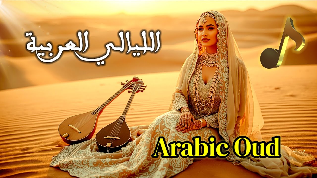 Arabian Desert Sunset 🌅 Relaxing Oud Music with Female Player | Calm Middle Eastern Ambience