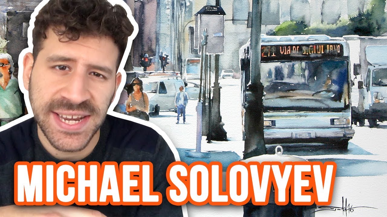 Акварели Михаила Соловьева | Мастера живописи 47
