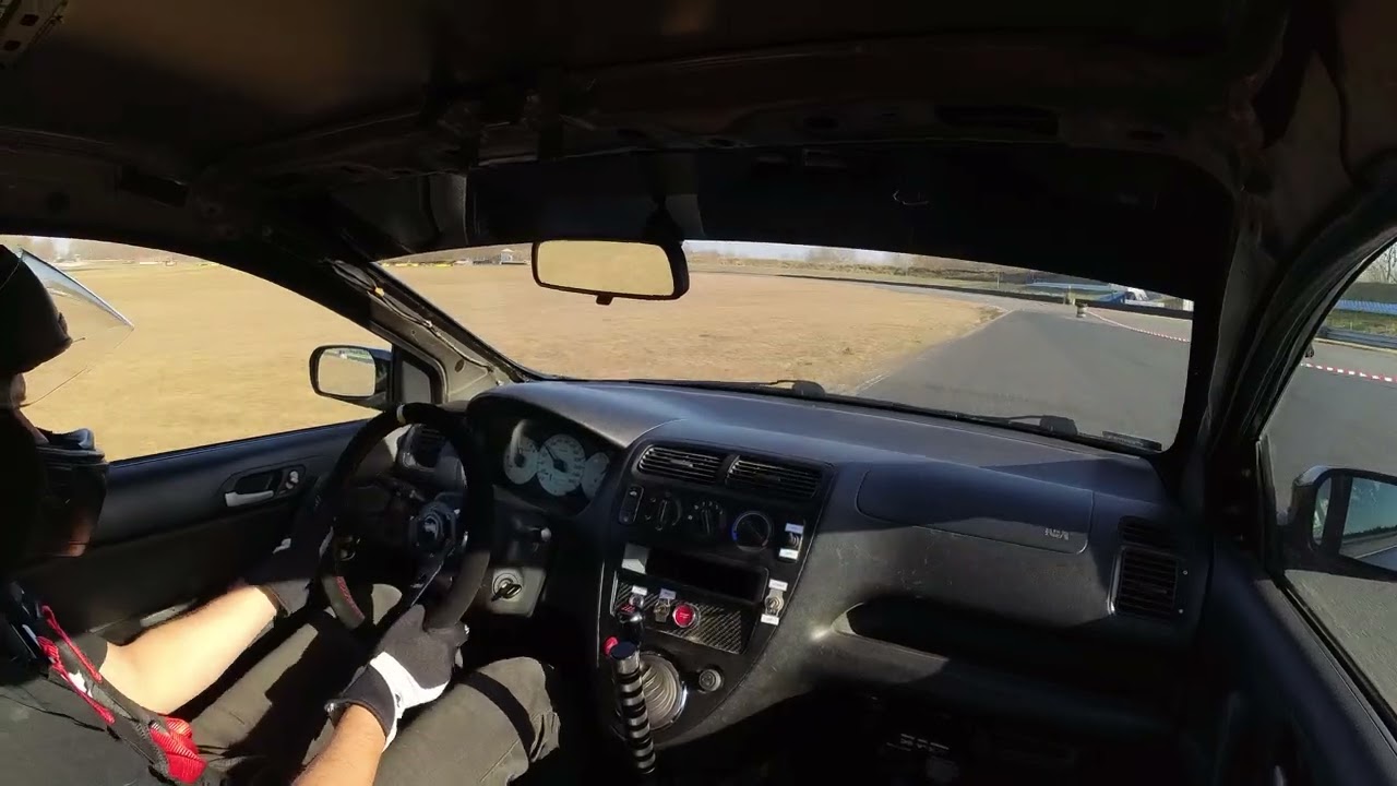Kamil Kotliński, Honda Civic EP3 Type-R, III SuperOes Poznań 28.02.2026 - OnBoard
