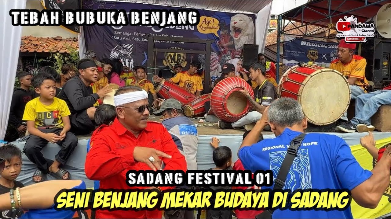Tebah Bubuka Benjang Mekar Budaya Sadang Festival 01