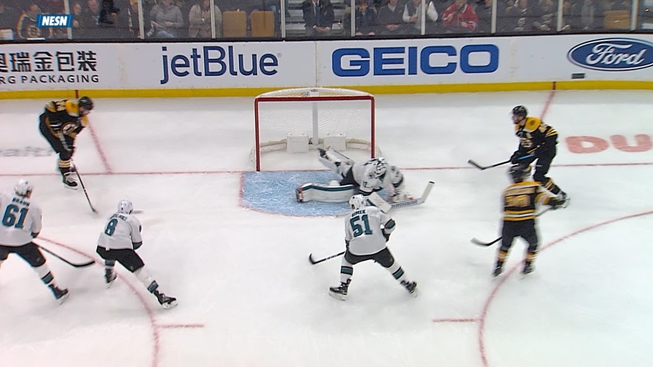 Charlie McAvoy, Jake DeBrusk score two in 37 seconds