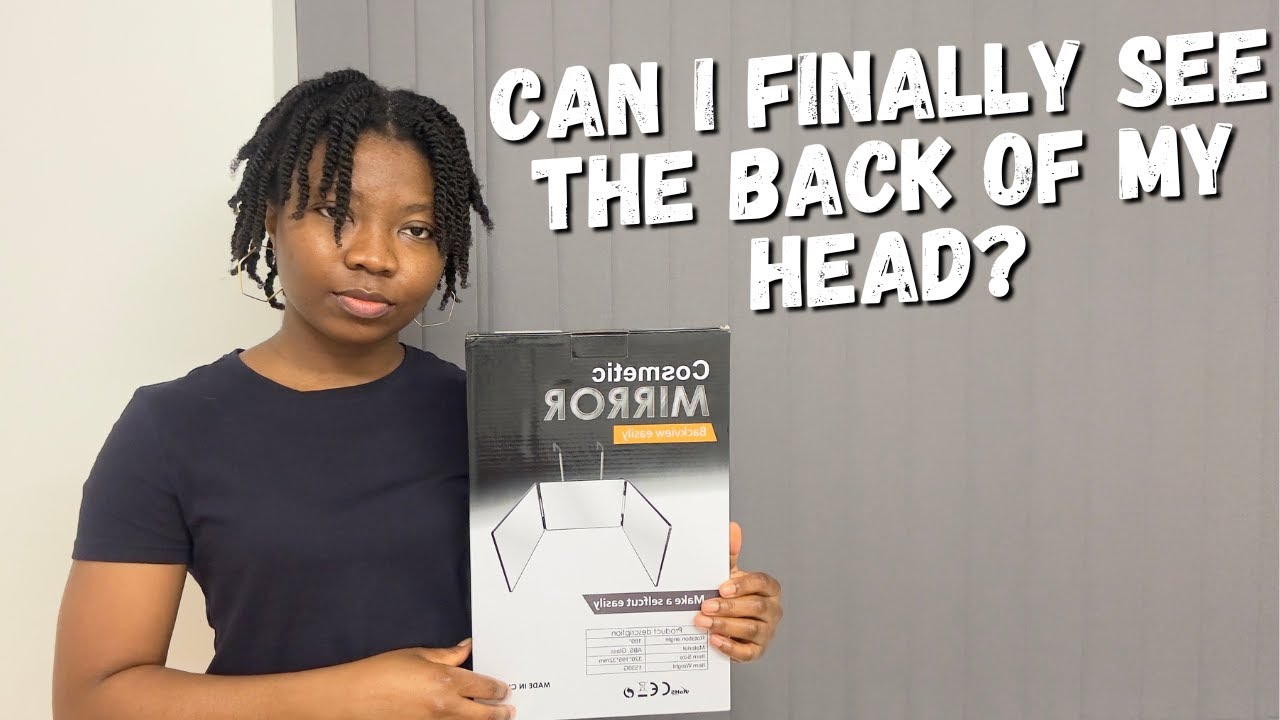 3-way Cosmetic mirror!!! Best Mirror for Seeing the Back of Your Head?!!! Honest Review!!!