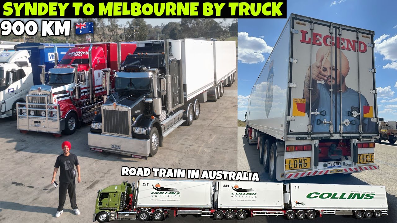 FIRST TRUCK TRIP IN AUSTRALIA 🇦🇺 900 KM DRIVE SYDNEY TO MELBOURNE | ROAD TRAIN
