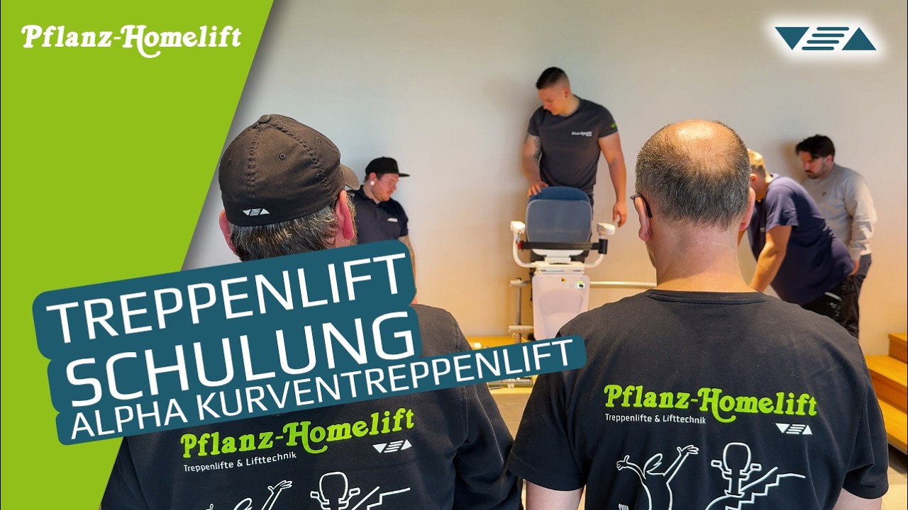 Alpha Kurven-Treppenlift Schulung ▽△ Technik & Funktionen innen & außen | Lehner Lifttechnik