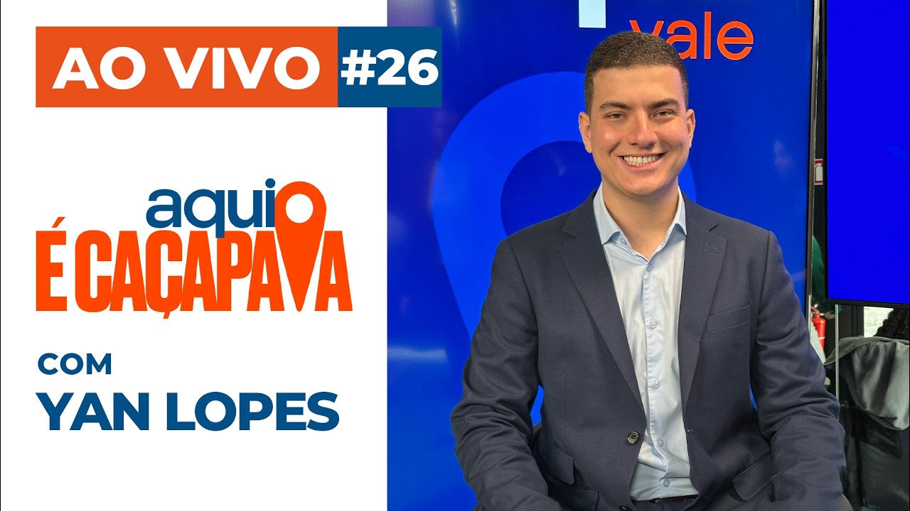 AO VIVO: AQUI CAÇAPAVA COM YAN LOPES
