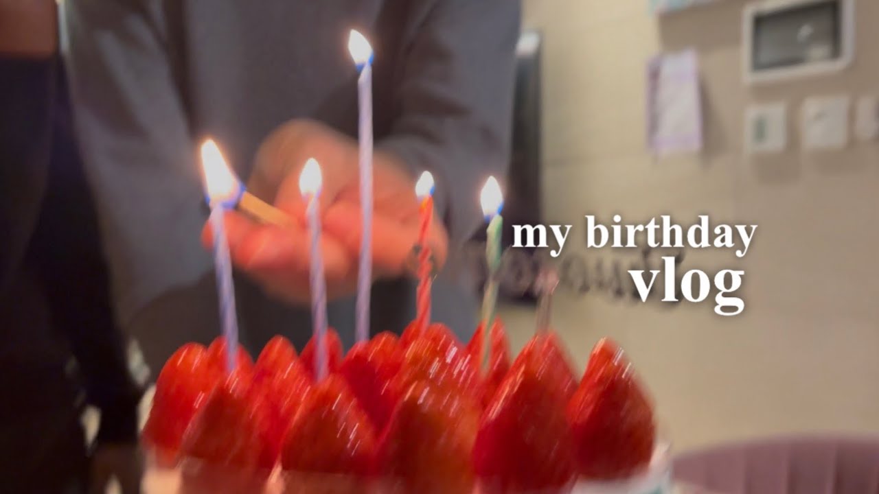 Ep.2 생일 브이로그라고 쓰고 미술이라고 읽는 브이로그🕯️🎞️