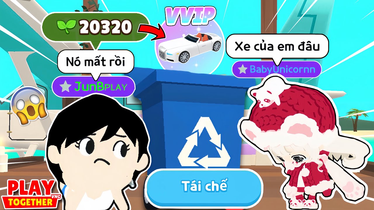 Play Together | Mình Đã Bí Mật Vô Acc Tái Chế Siêu Xe Rolls Royce Khiến Uni Phải Sợ