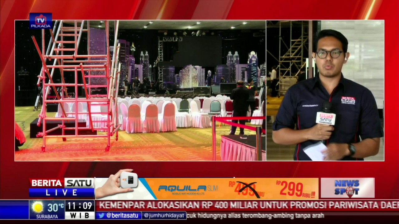 Persiapan Debat Kandidat Cagub dan Cawagub DKI Jakarta