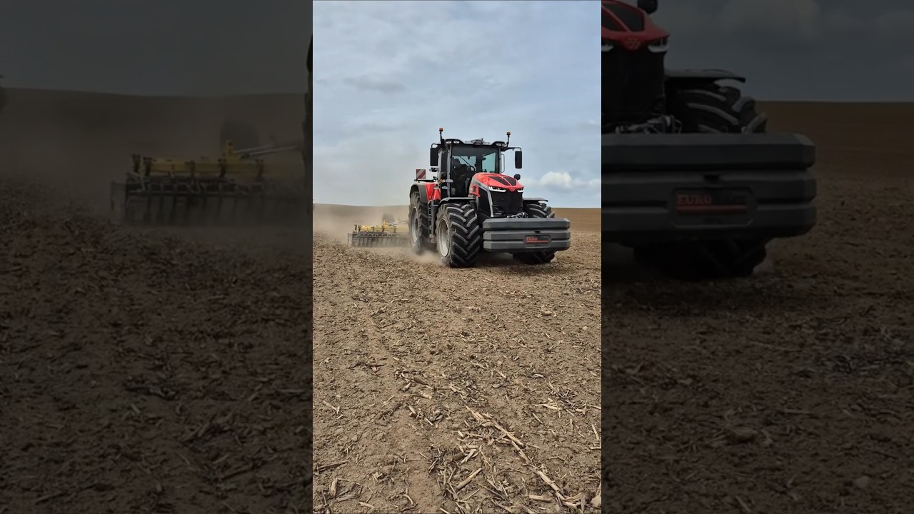 Massey Ferguson 9S.425 & Bednar Swifter SO 6000 F - test polowy - Euromasz