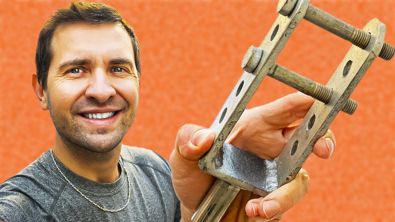 Potente Dobladora Manual Casera para Herrería