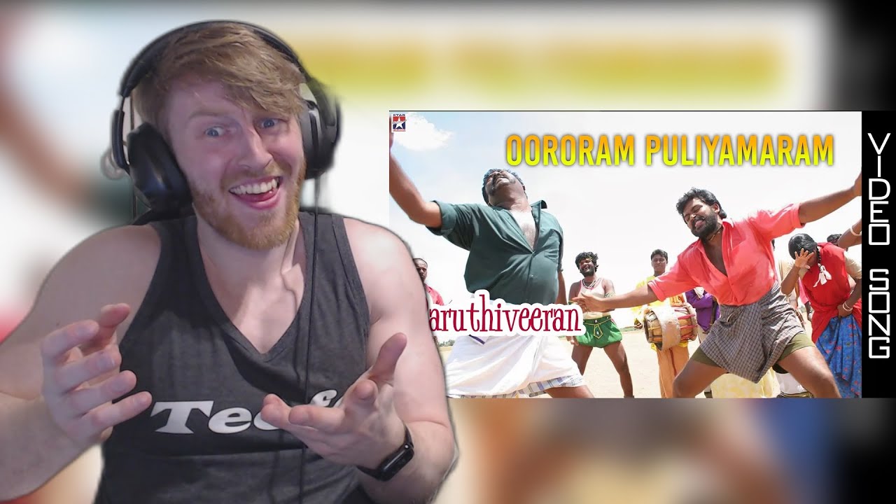 Yuvan Shankar Raja x Karthi - Oororam Puliyamaram Song | Paruthiveeran • Reaction By Foreigner