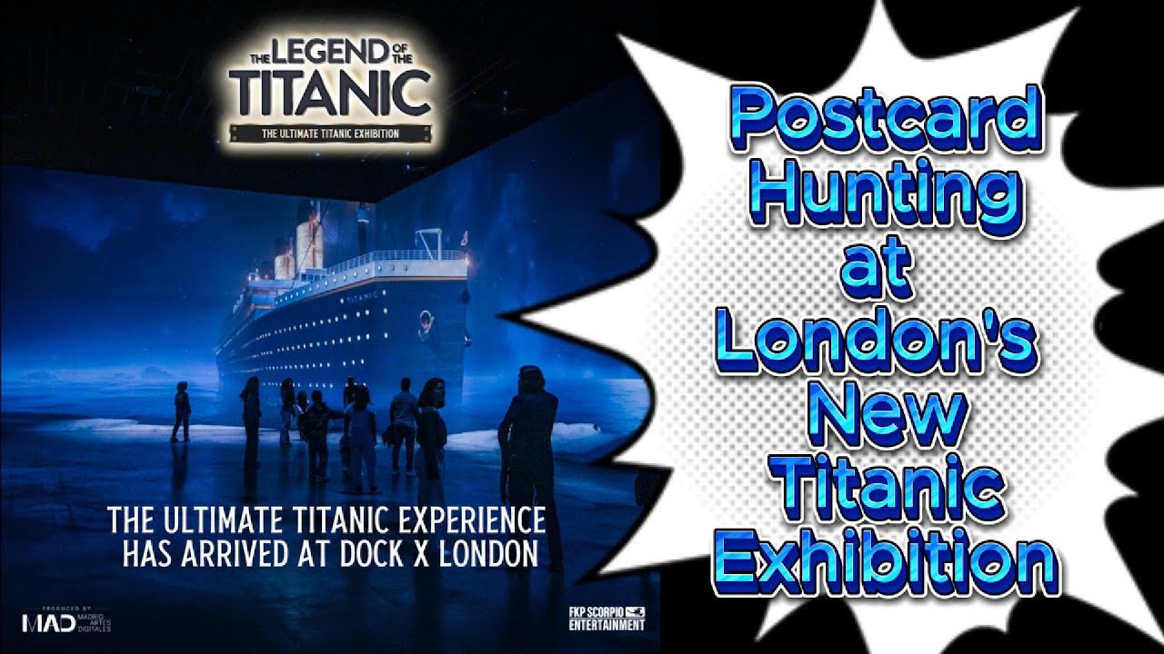 Titanic Postcard Hunting in London. 
