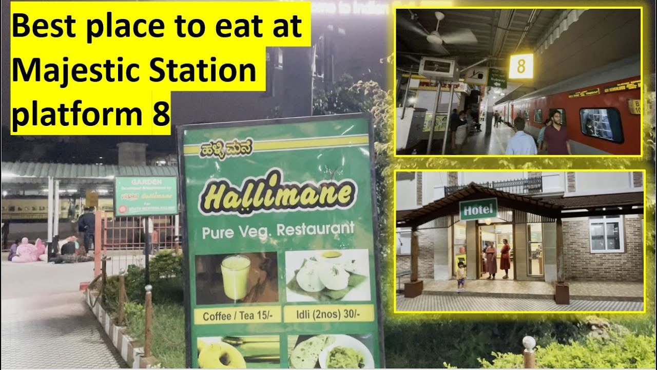 Best place to eat food @Majestic Station Bengaluru , Platform 8