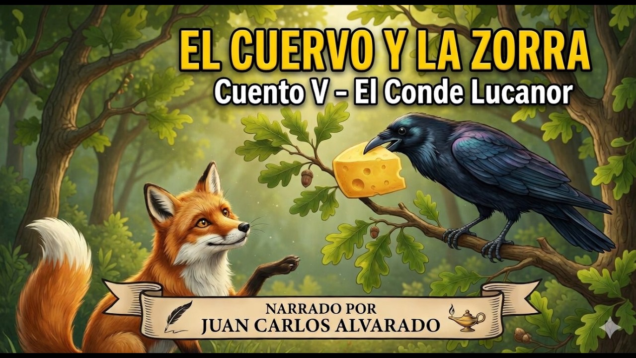 El Conde Lucanor Cuento V – El conde Lucanor – La zorra y el cuervo