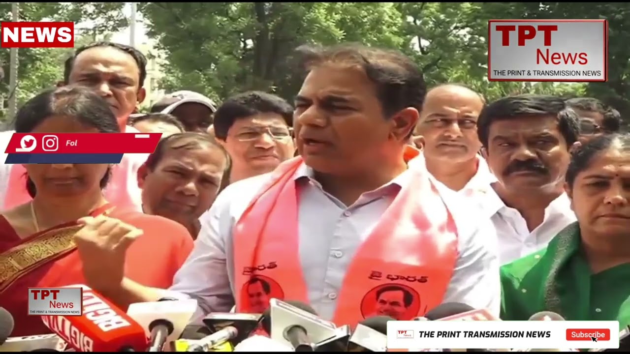 KTR Meets Governor over Attacks on BRS MLAs! | Demands Action Against Police & Congress Govt