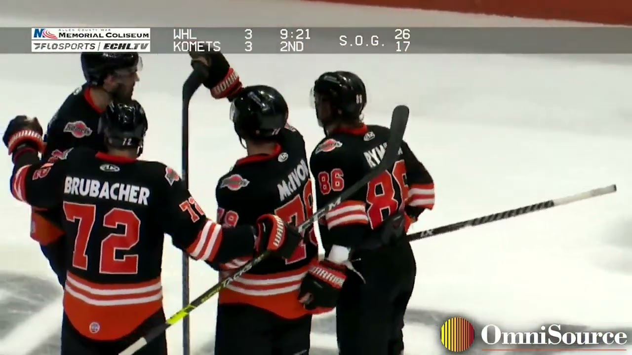 Wheeling Nailers 4 at Fort Wayne Komets 6 (3-10-23)