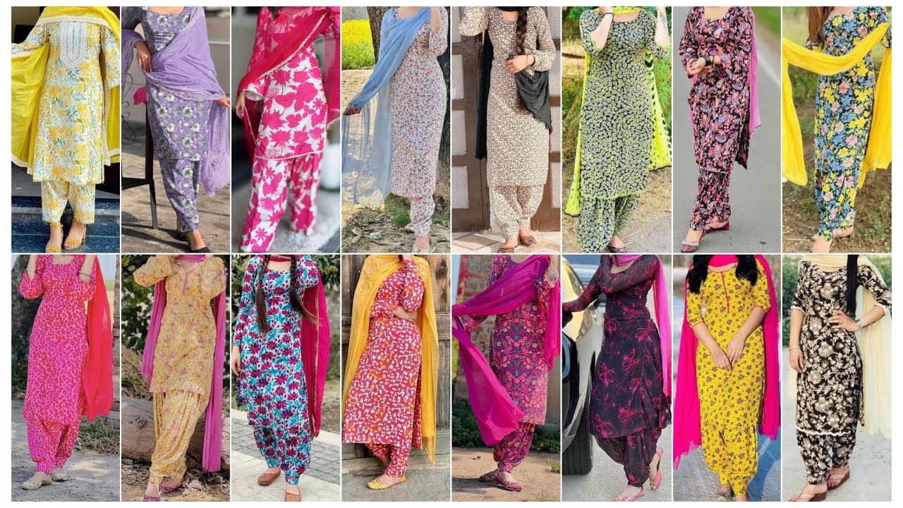 Sabse Hatke All Over Printed Punjabi Suit Design Ideas for Girls 2025