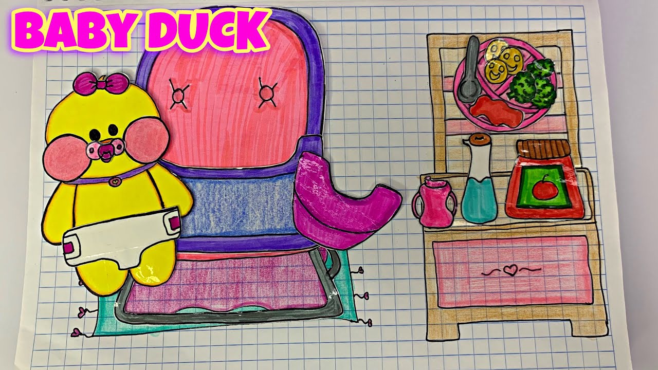 PAPER DUCK - BABY DUCK CARE TUTORIAL | CUIDADOS COM O PAPER DUCK BABY 🍼  #paperduck #duck