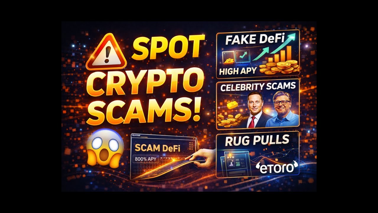 🚨 Crypto Scams EXPOSED: How to Spot Fake DeFi, Celebrity Scams & Rug Pulls