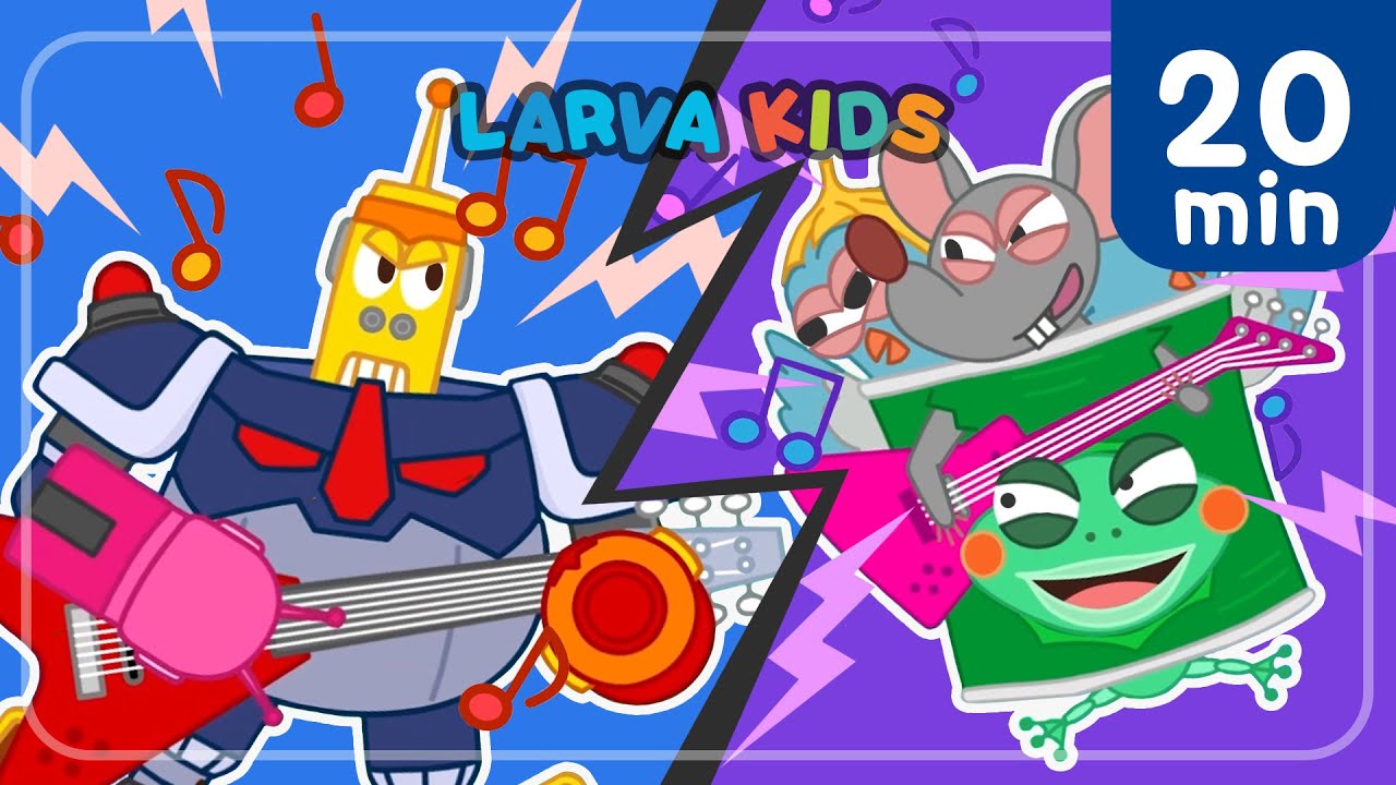 We are the Larvaband&RangersㅣHeroband songㅣSuper Hot Friendsㅣ20min Theme NurseryㅣLarvaKids Official