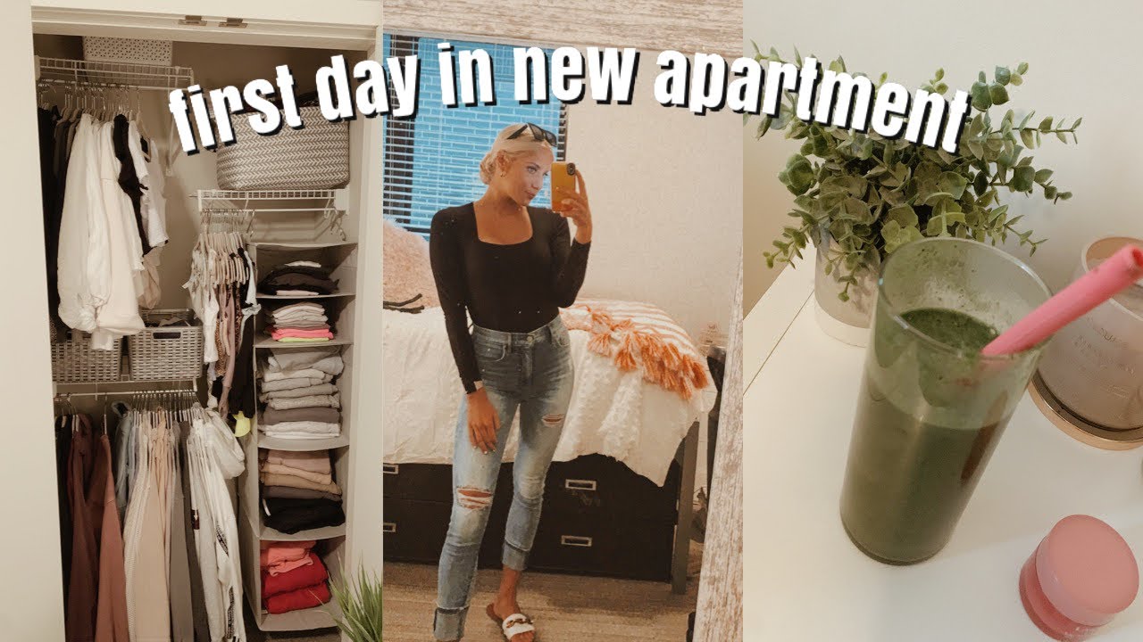 first day in my NEW APARTMENT!