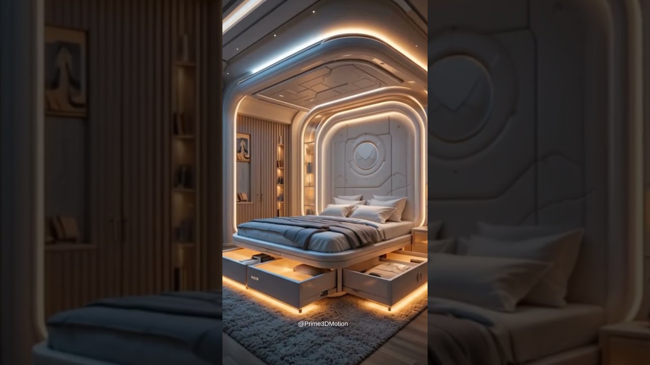 The Futuristic Smart Bed That Moves & Glows! 😲✨