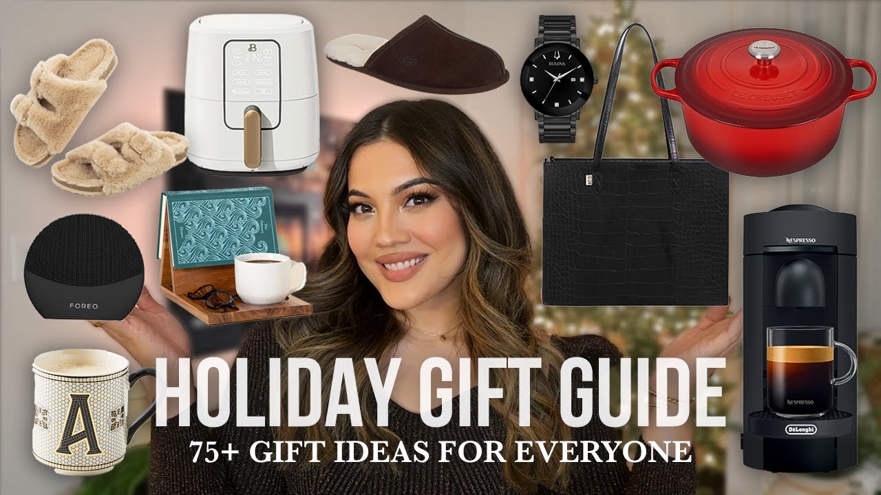 HOLIDAY GIFT GUIDE | 75+ gift ideas under $20, $50, $100 for everyone on your list (him & her)