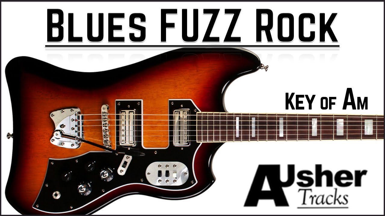 Fuzz Rock Blues in A minor | Guitar Backing Track