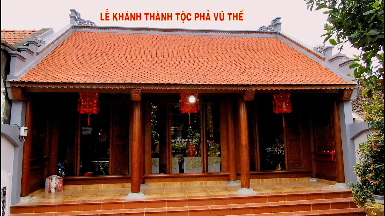 LỄ KHÁNH THÀNH NHÀ THỜ TỘC PHẢ VŨ THẾ  XÃ THỔ TANG