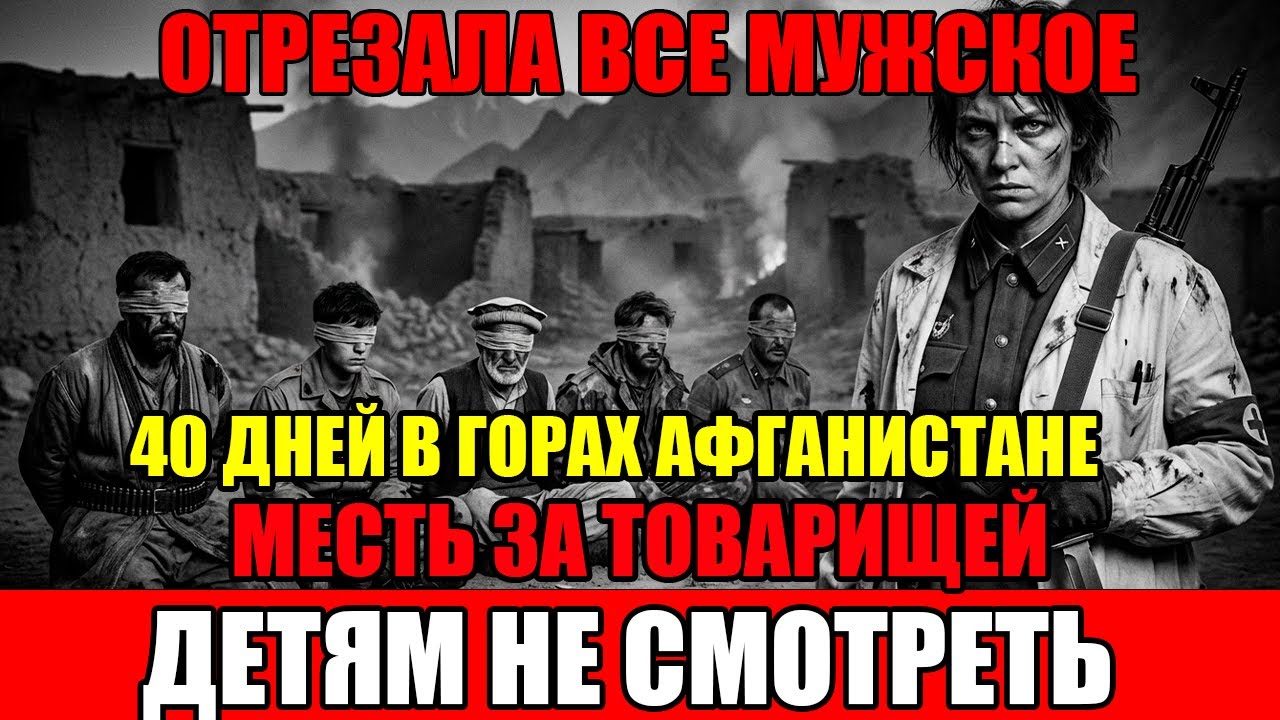 40 дней в горах Афганистана: МЕСТЬ медсестры УНИЧТОЖИЛА отряд душманов.История, которую скрывал СССР