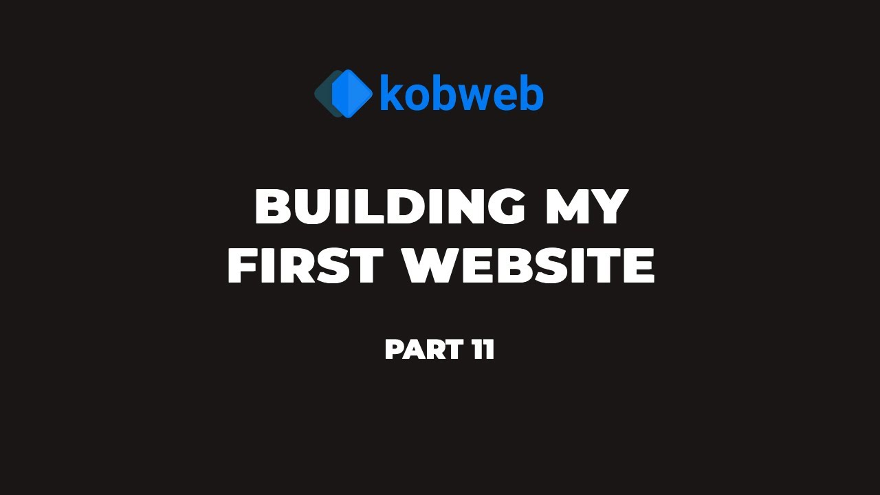 Building My First Website Using Kobweb - Part 11