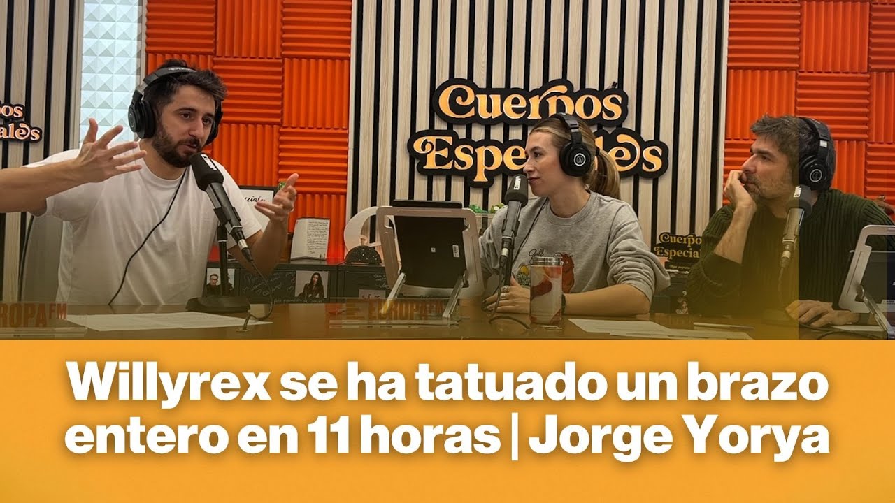 Willyrex se ha tatuado un brazo entero en 11 horas | Jorge Yorya