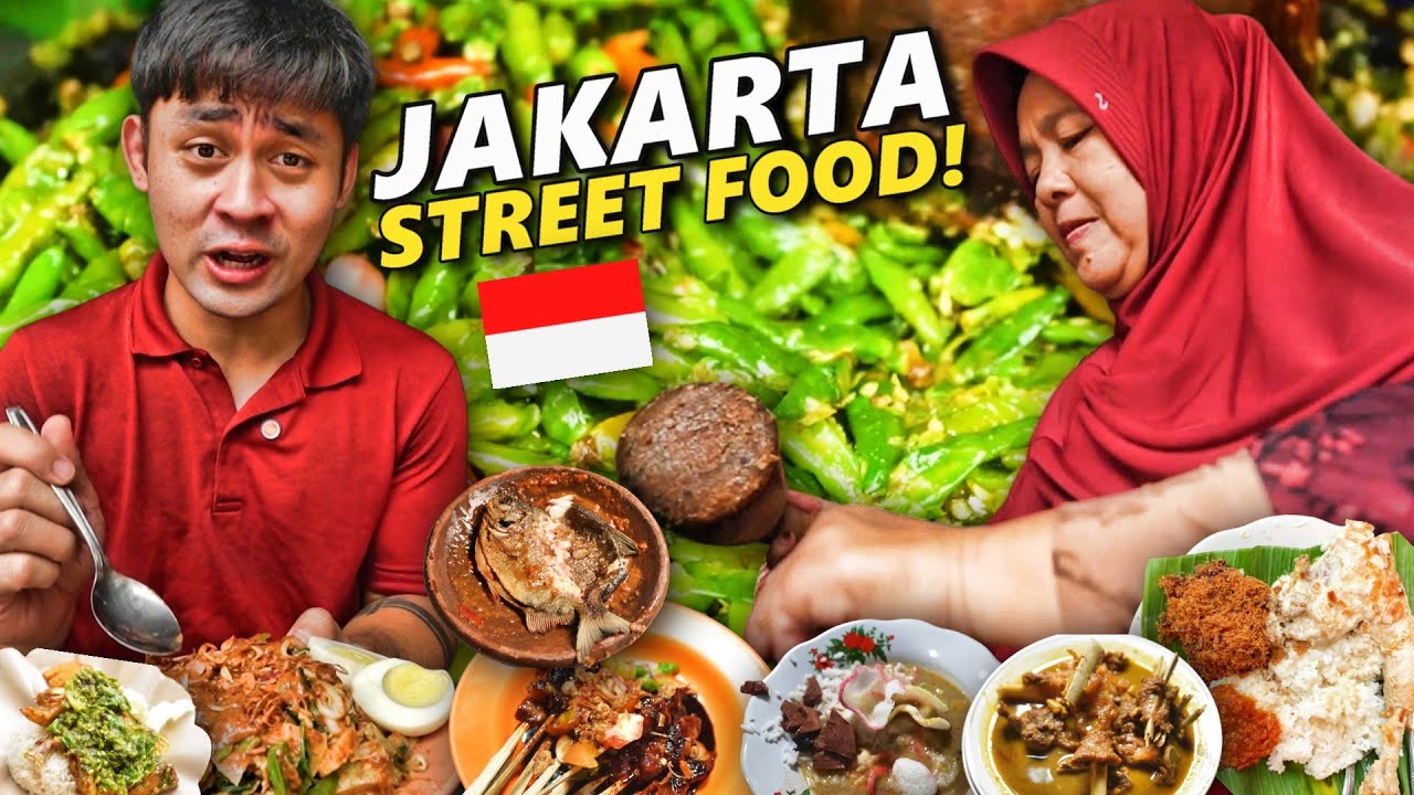 Filipino Eats INDONESIAN Street Food! 50 Must Try Food in Jakarta🇮🇩