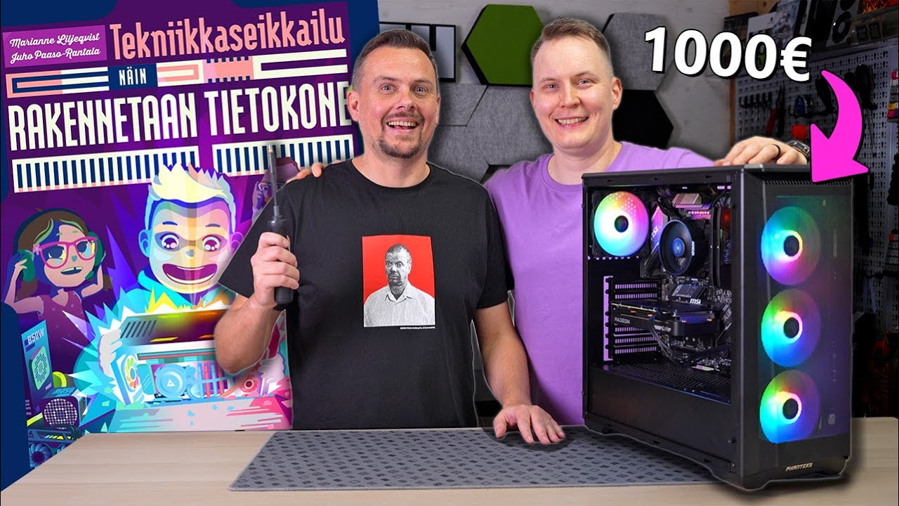 Näin rakennetaan 1000€ tietokone vuonna 2025!