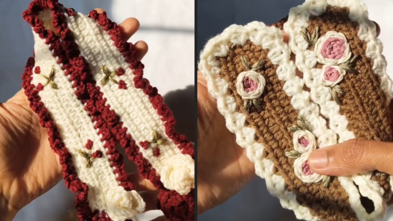 Crochet hair tie 