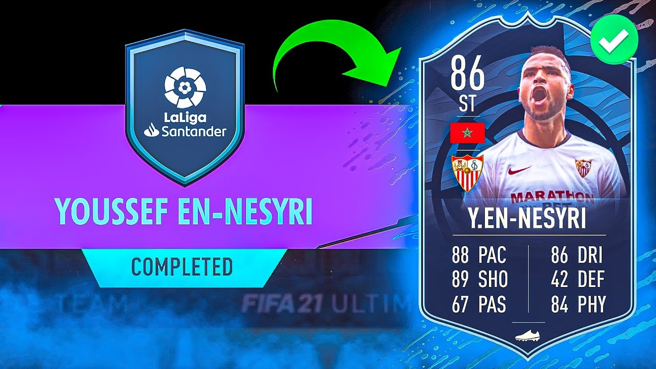 86 'POTM' EN-NESYRI SBC CHEAPEST SOLUTION - #FIFA21 86 Youssef En Nesyri SBC Cheapest Way