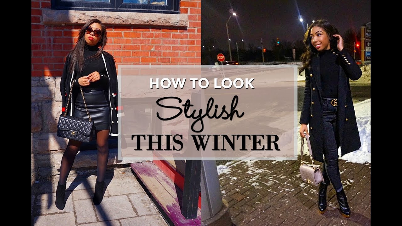 HOW TO LOOK CUTE IN WINTER - WINTER CLOSET BASICS | VLOGMAS DAY 2