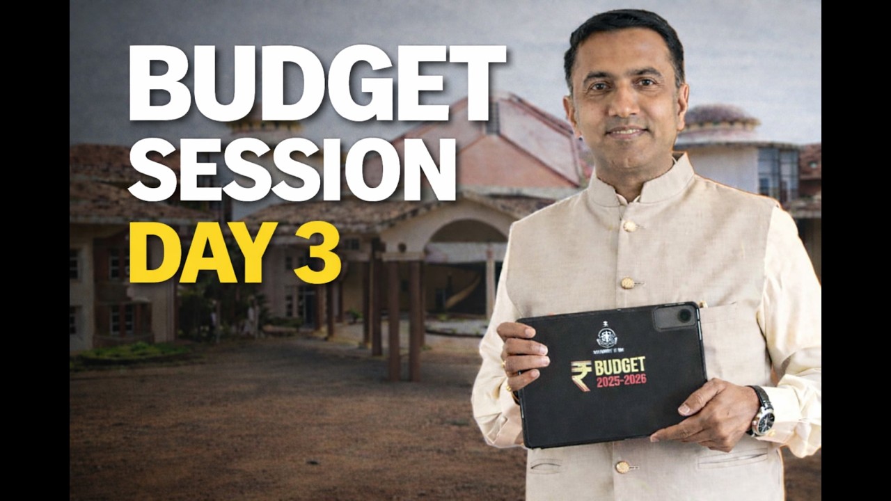 Goa Assembly Budget Session Day 3