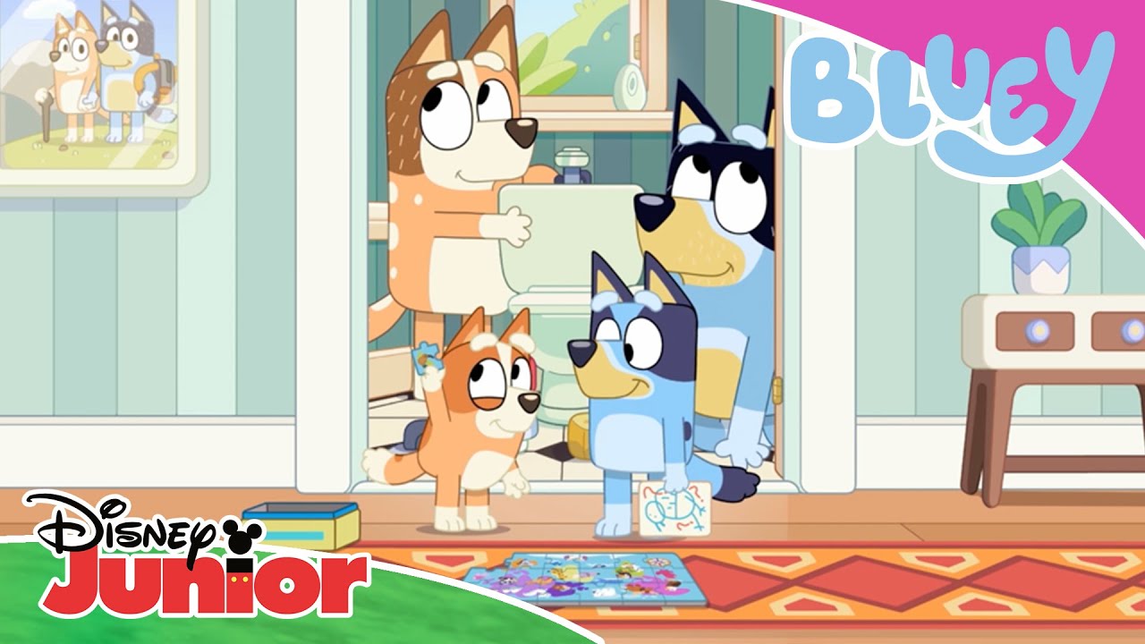 🤔 Bingos problem | Bluey | Disney Junior Danmark