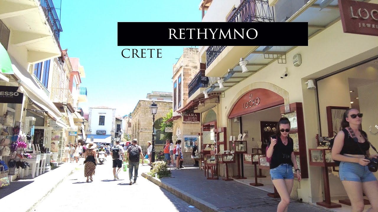 🌍 Rethymno, Crete | 4K Walking Tour & Authentic Local Experience 🚶‍♂️✨