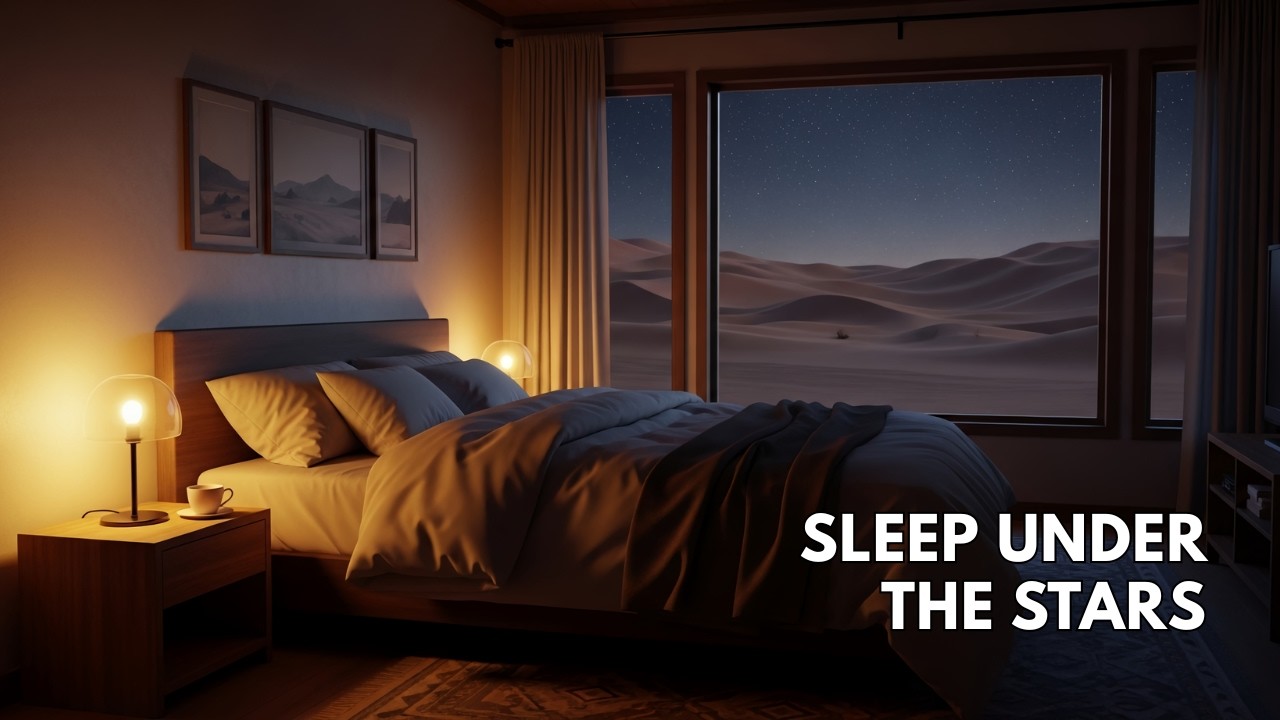 You Are Resting in a Desert House Under the Stars – Deep Sleep Music