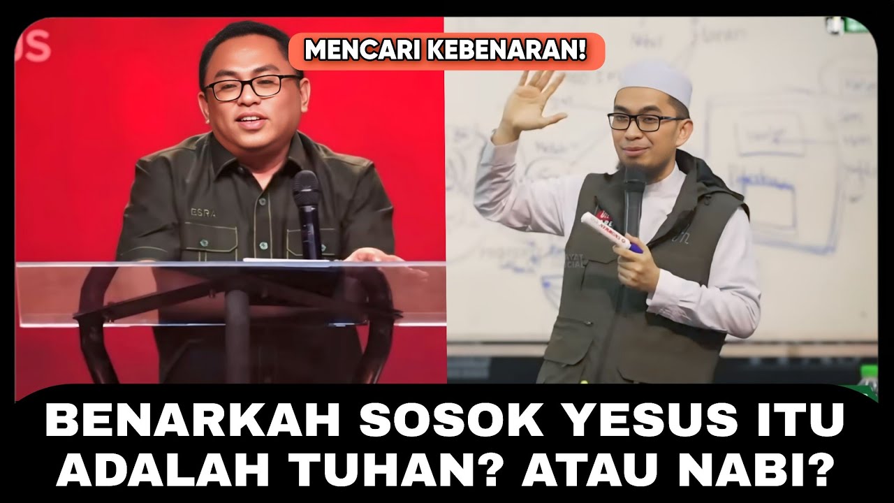 Yesus Tuhan atau Nabi❓ Perbedaan Pandangan Islam & Kristen | Adi Hidayat vs Pdt Esra Soru