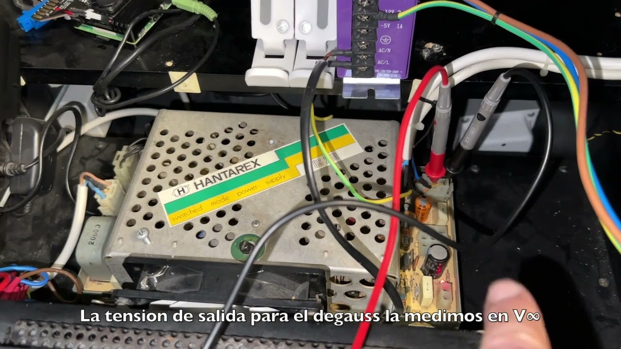 Mediciones Fuente y monitor Hantarex MTC 9000