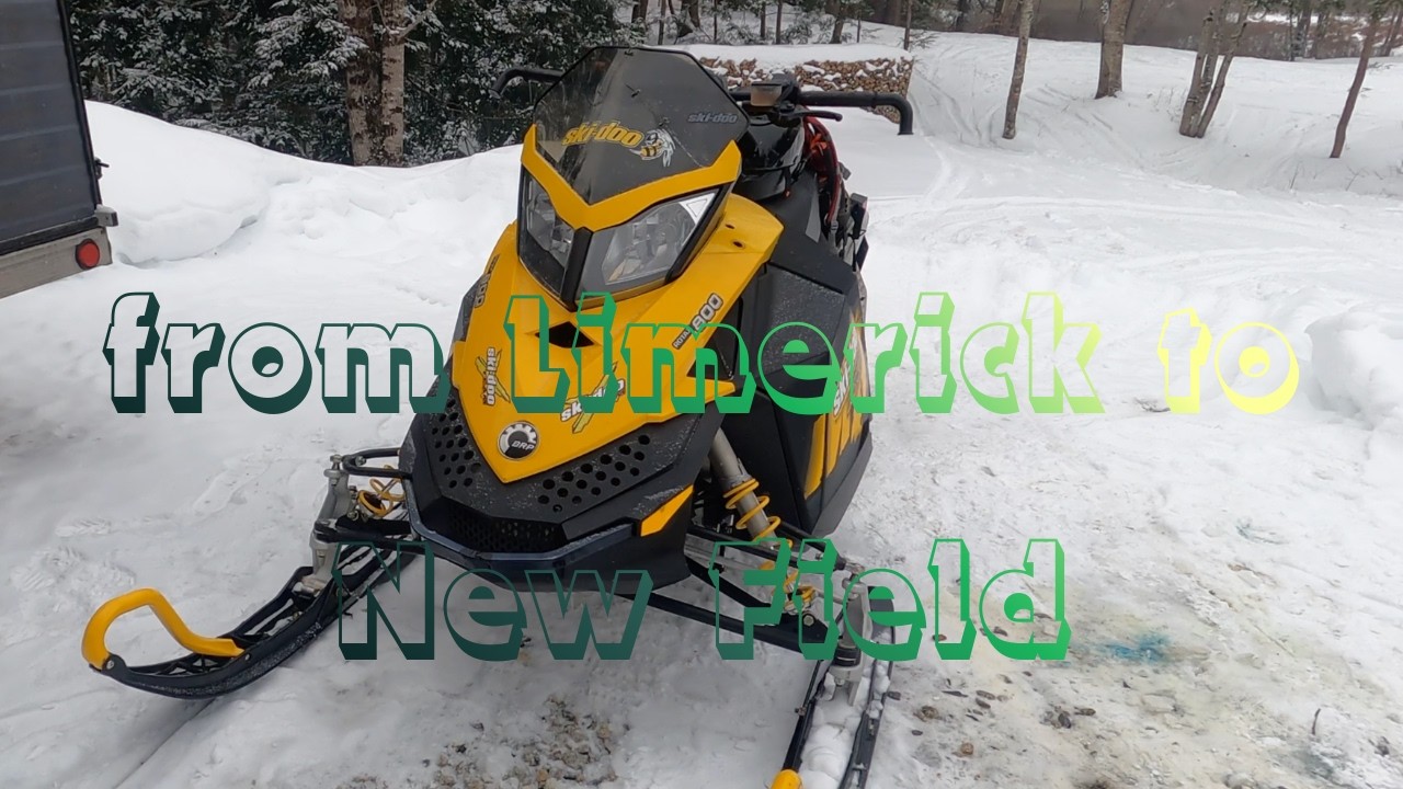 from Limerick to New field snowmobiling