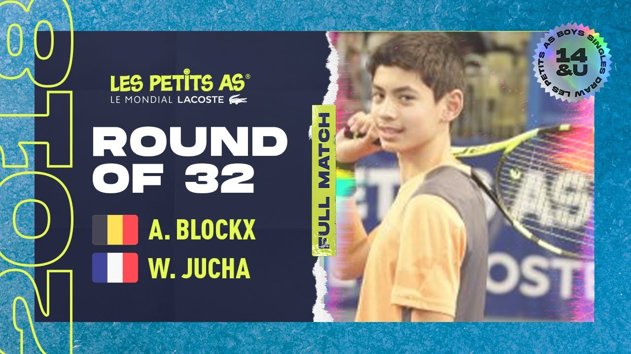 Les Petits As 2018 | Boys Round of 32 | William Jucha vs. Alexander Blockx